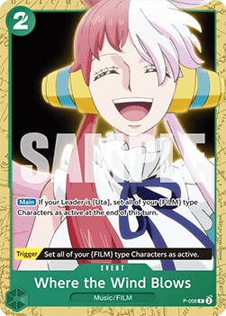Where the Wind Blows (P-058) - Starter Deck: Green Uta (Promo) [ST-16-P-058]
