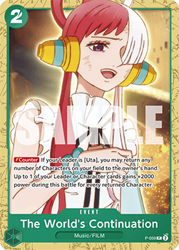 The World's Continuation (P-059) - Starter Deck: Green Uta (Promo) [ST-16-P-059]