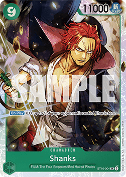 Shanks (ST16-004) - Starter Deck: Green Uta (Super Rare) [ST-16-004]
