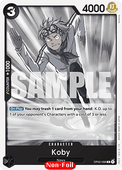 Koby (OP02-098) - Starter Deck: Smoker (Rare) [ST-19-OP02-098]