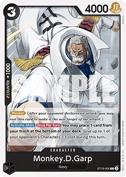 Monkey.D.Garp (ST19-005) - Starter Deck: Smoker (Common) [ST-19-005]