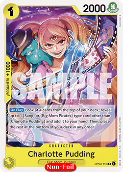 Charlotte Pudding (OP03-112) - Starter Deck: Charlotte Katakuri (Rare) [ST-20-OP03-112]