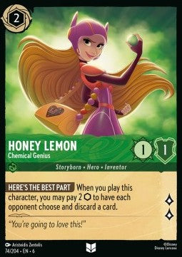 Honey Lemon - Chemical Genius - Azurite Sea (Uncommon) [6AZS-74]