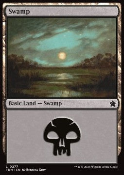 Swamp (V.2) - Magic: The Gathering Foundations (Land) [FDN-277]