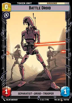 Battle Droid Token // Clone Trooper Token - Twilight of the Republic (Common) [TWI-T01]