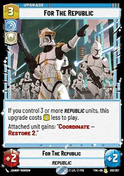 For The Republic - Twilight of the Republic (Rare) [TWI-051]