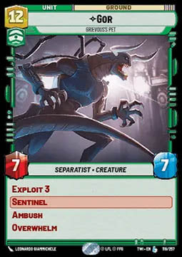 Gor, Grievous's Pet - Twilight of the Republic (Legendary) [TWI-118]