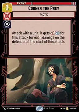 Corner the Prey - Twilight of the Republic (Rare) [TWI-139]