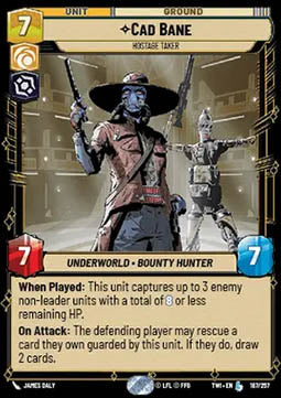 Cad Bane, Hostage Taker - Twilight of the Republic (Legendary) [TWI-187]