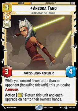 Ahsoka Tano, Always Ready For Trouble - Twilight of the Republic (Legendary) [TWI-194]