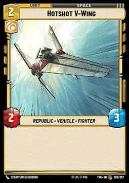 Hotshot V-Wing - Twilight of the Republic (Common) [TWI-209]