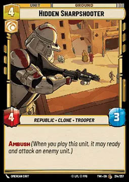 Hidden Sharpshooter - Twilight of the Republic (Common) [TWI-214]