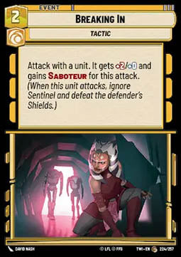 Breaking In - Twilight of the Republic (Common) [TWI-224]