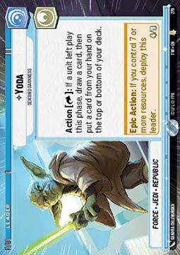 Yoda, Sensing Darkness (V.1) - Twilight of the Republic: Extras (Rare) [XTWI-279]