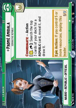 Padmé Amidala, Serving the Republic (V.1) - Twilight of the Republic: Extras (Common) [XTWI-283]