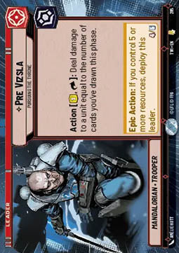 Pre Vizsla, Pursuing the Throne (V.1) - Twilight of the Republic: Extras (Rare) [XTWI-285]