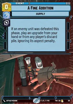 A Fine Addition - Twilight of the Republic: Extras (Rare) [XTWI-313]