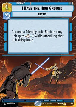 I Have the High Ground - Twilight of the Republic: Extras (Rare) [XTWI-345]