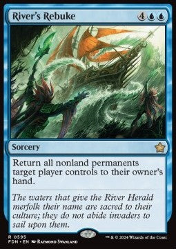 River's Rebuke - Magic: The Gathering Foundations: Starter Collection (Rare) [SFDN-595]