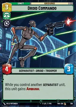 Droid Commando - Twilight of the Republic: Extras (Common) [XTWI-354]