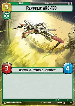 Republic ARC-170 - Twilight of the Republic: Extras (Common) [XTWI-381]