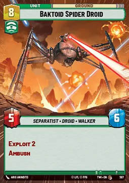 Baktoid Spider Droid - Twilight of the Republic: Extras (Common) [XTWI-387]