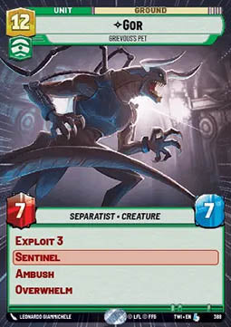 Gor, Grievous's Pet - Twilight of the Republic: Extras (Legendary) [XTWI-388]
