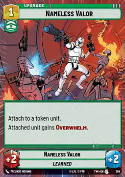 Nameless Valor - Twilight of the Republic: Extras (Uncommon) [XTWI-389]