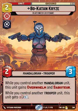 Bo-Katan Kryze, Death Watch Lieutenant - Twilight of the Republic: Extras (Rare) [XTWI-398]