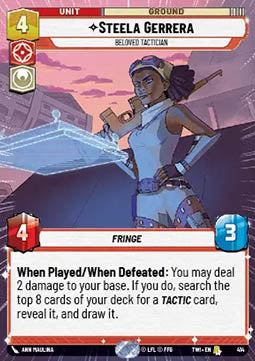 Steela Gerrera, Beloved Tactician - Twilight of the Republic: Extras (Rare) [XTWI-414]