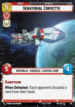 Senatorial Corvette - Twilight of the Republic: Extras (Common) [XTWI-415]