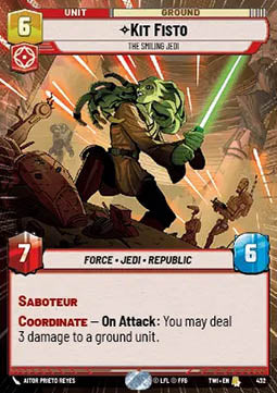 Kit Fisto, The Smiling Jedi - Twilight of the Republic: Extras (Rare) [XTWI-432]