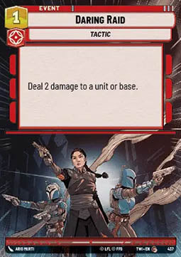 Daring Raid - Twilight of the Republic: Extras (Common) [XTWI-437]