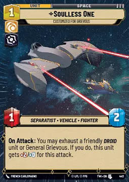 Soulless One, Customized for Grievous - Twilight of the Republic: Extras (Uncommon) [XTWI-445]