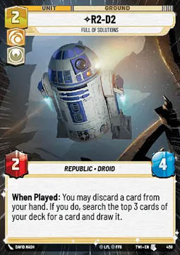 R2-D2, Full of Solutions - Twilight of the Republic: Extras (Uncommon) [XTWI-458]