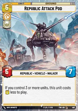 Republic Attack Pod - Twilight of the Republic: Extras (Common) [XTWI-462]