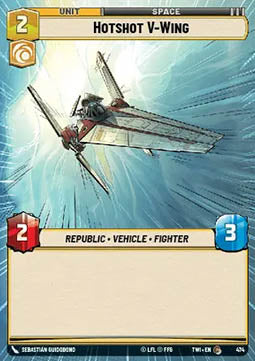 Hotshot V-Wing - Twilight of the Republic: Extras (Common) [XTWI-474]