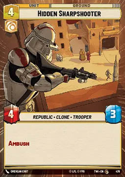 Hidden Sharpshooter - Twilight of the Republic: Extras (Common) [XTWI-479]