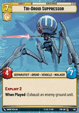 Tri-Droid Suppressor - Twilight of the Republic: Extras (Common) [XTWI-482]