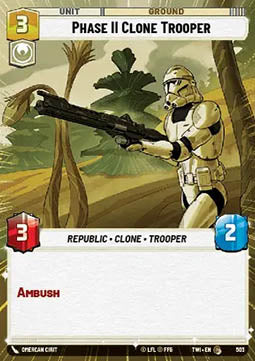 Phase II Clone Trooper - Twilight of the Republic: Extras (Common) [XTWI-503]