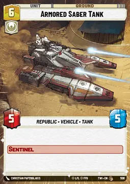 Armored Saber Tank - Twilight of the Republic: Extras (Common) [XTWI-506]
