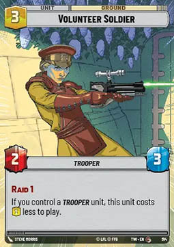 Volunteer Soldier - Twilight of the Republic: Extras (Common) [XTWI-514]