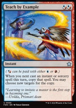 Teach by Example - Magic: The Gathering Foundations: Starter Collection (Uncommon) [SFDN-666]