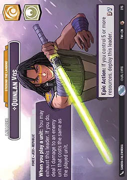 Quinlan Vos, Sticking the Landing (V.2) - Twilight of the Republic: Extras (Common) [XTWI-275]