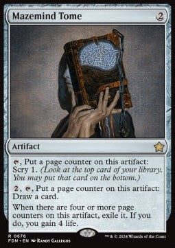 Mazemind Tome - Magic: The Gathering Foundations: Starter Collection (Rare) [SFDN-676]