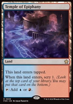 Temple of Epiphany - Magic: The Gathering Foundations: Starter Collection (Rare) [SFDN-699]