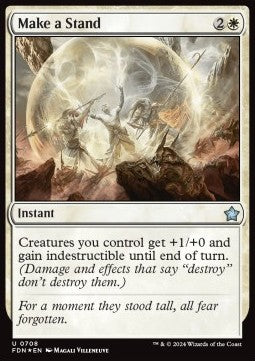 Make a Stand - Magic: The Gathering Foundations: Starter Collection (Uncommon) [SFDN-708]