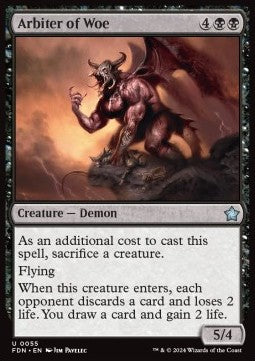 Arbiter of Woe - Magic: The Gathering Foundations (Uncommon) [FDN-55]