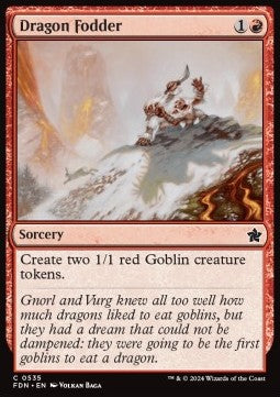 Dragon Fodder - Magic: The Gathering Foundations: Beginner Box (Common) [BFDN-535]