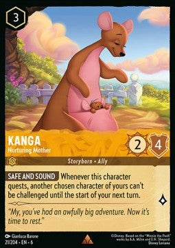 Kanga - Nurturing Mother - Azurite Sea (Rare) [6AZS-21]